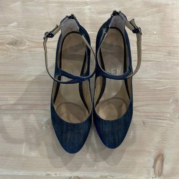 Denim chunky block heels - Picture 6 of 6